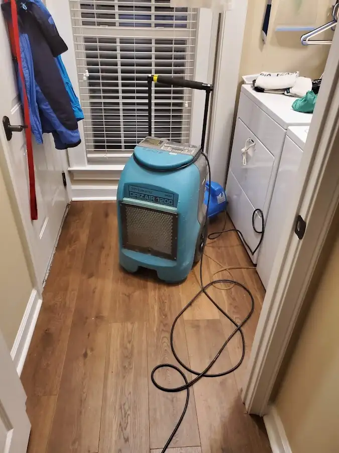 Commercial dehumidifier deployed for Crawl Space Restoration in Walnut